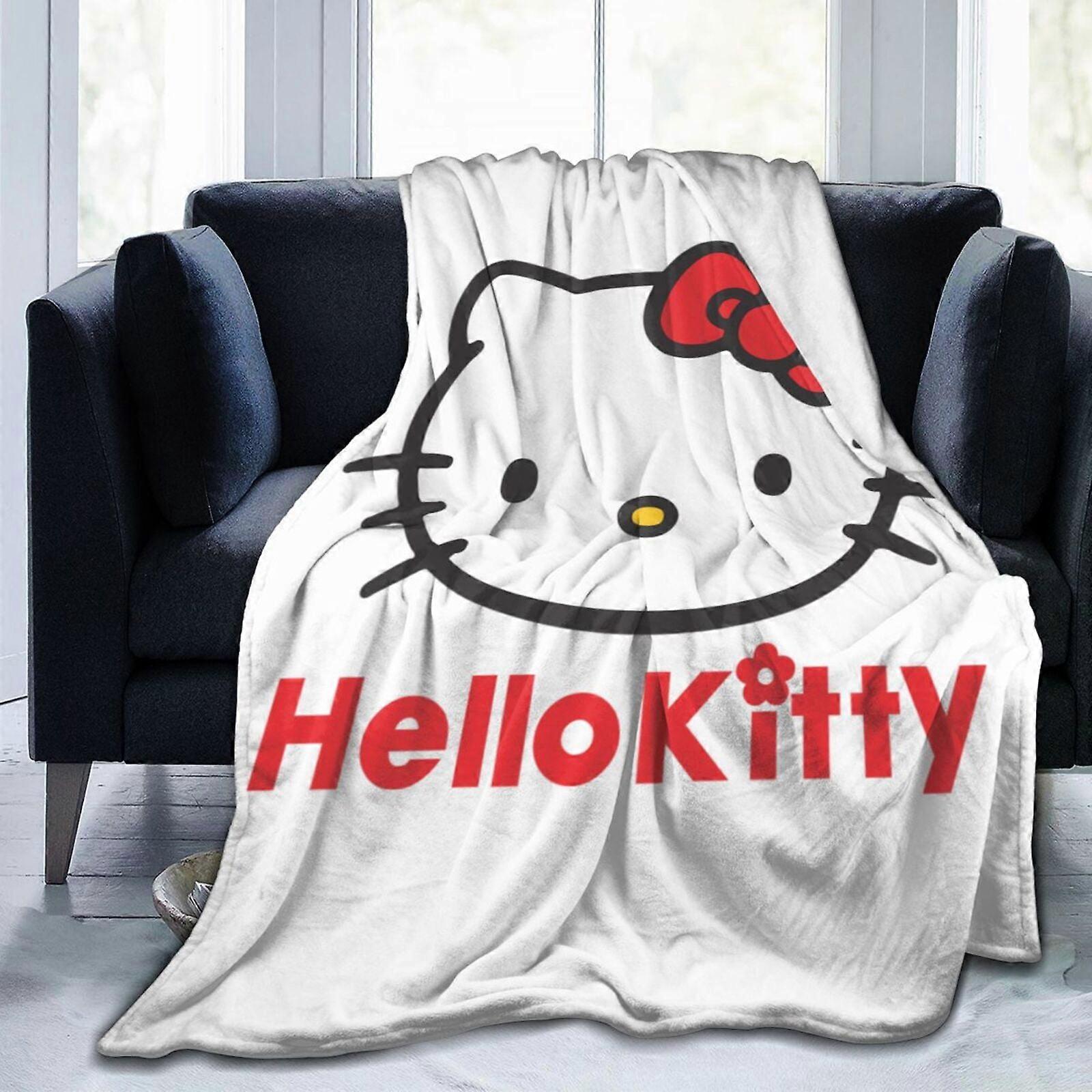 Hello Kitty Blanket Ultra-Soft Micro Fleece Blanket Microfiber Throw Blankets For Couch Sofa Bed 40"X30"