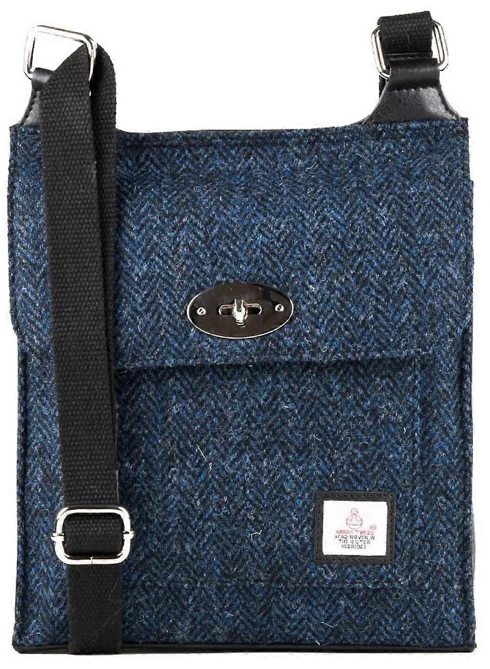 Maccessori Harris Tweed Satchel Bag - Navy