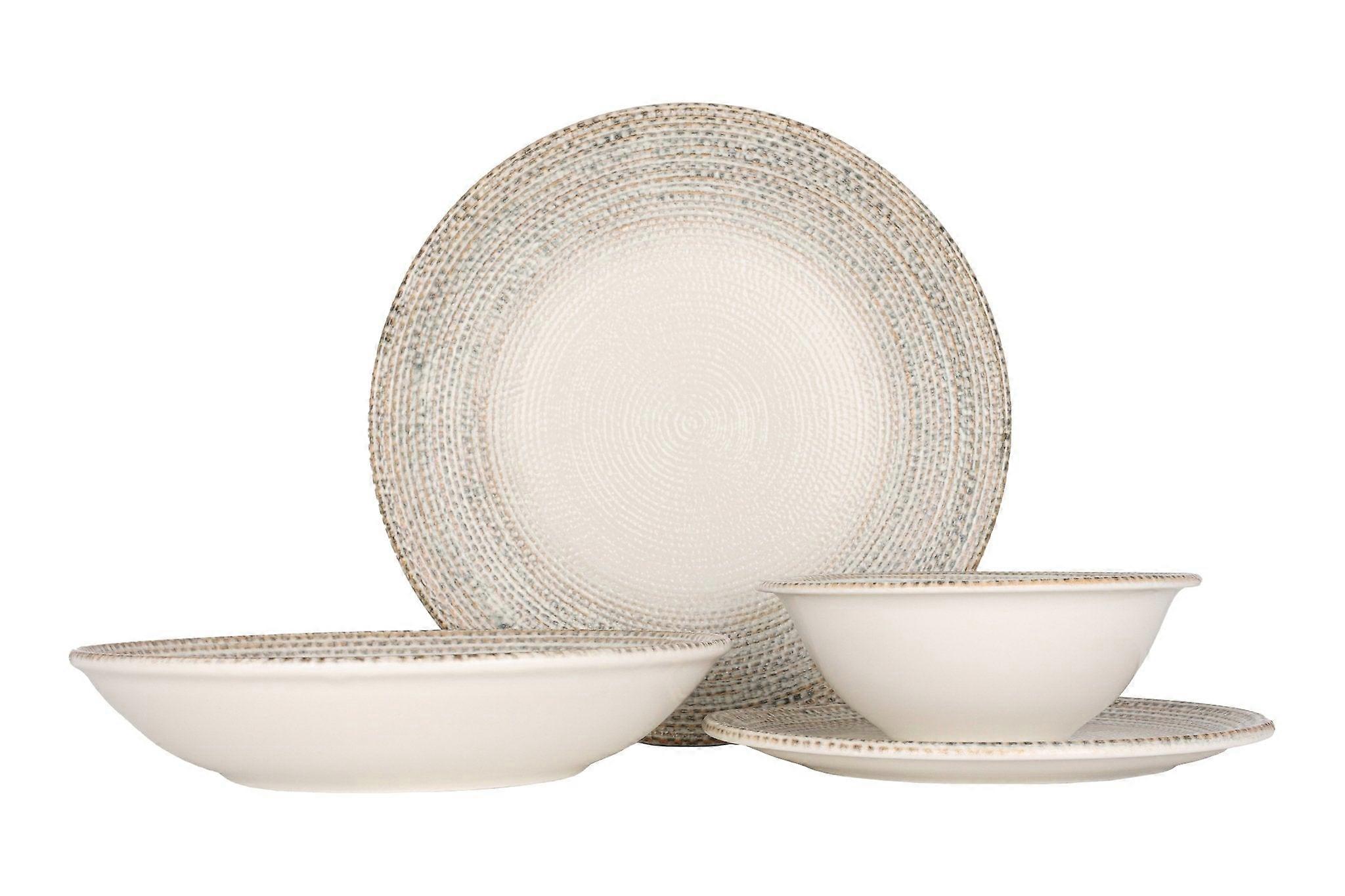 By Bone Dinnerware Set (Medium) - Misis - 24 pieces - 6 persons - Porcelain