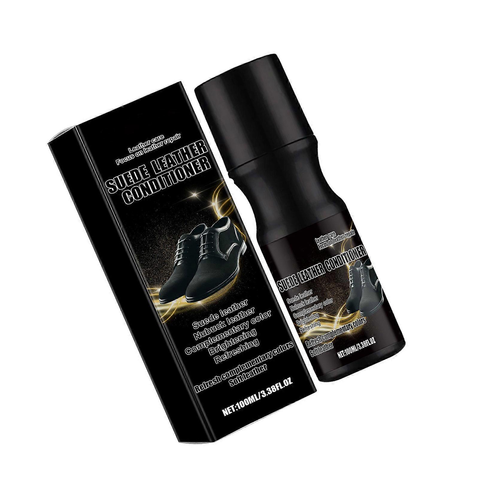 Nubuck Cuir Conditionneur Nettoyant Réparateur Protégez Votre Cuir Canapé Sièges De Voiture Housse Adoucir Conditionneur 100ml Noir