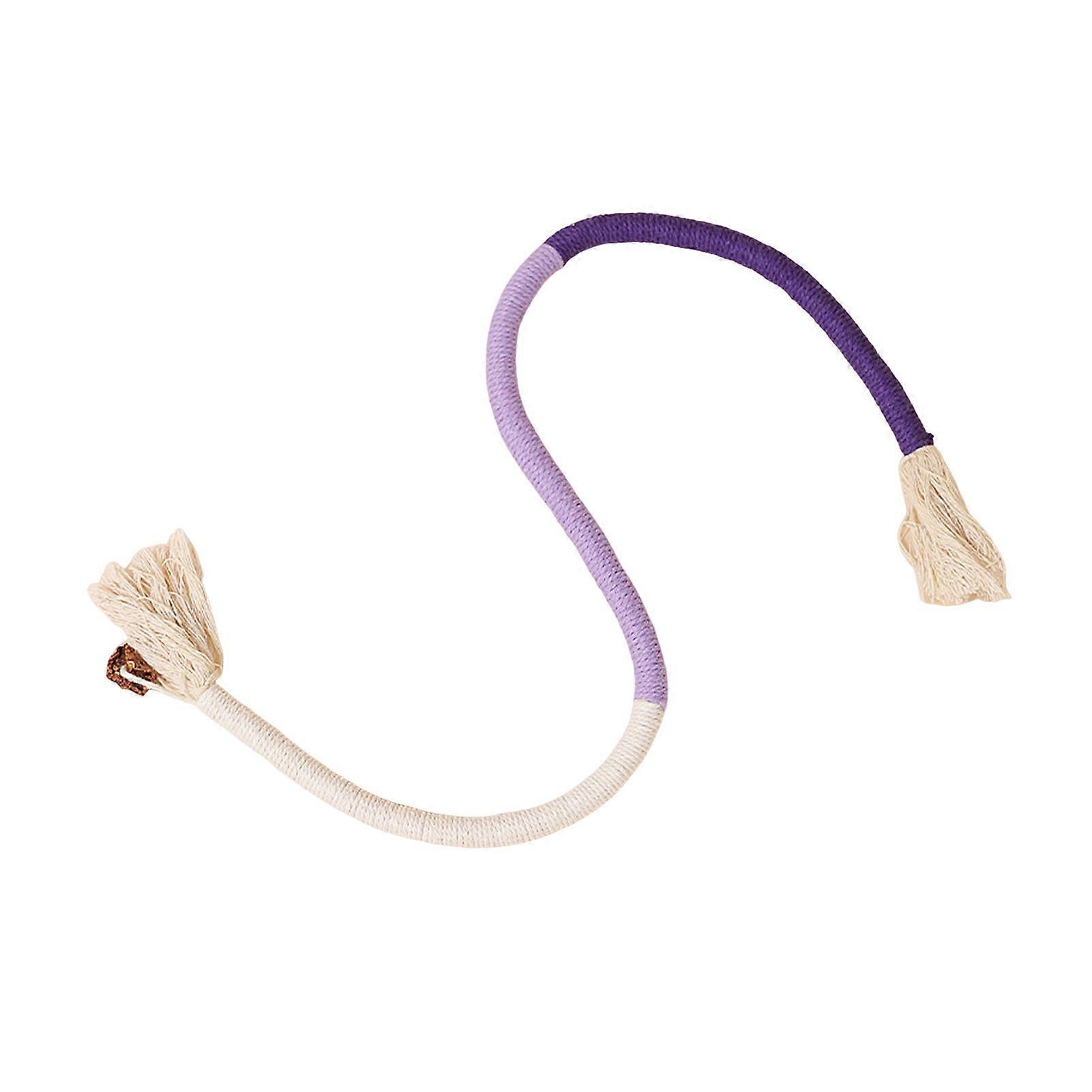 Cat Chew Rope Toy Cotton Rope Kitten Teething Toy with Catnip Interactive Cat Teaser for Indoor Cats