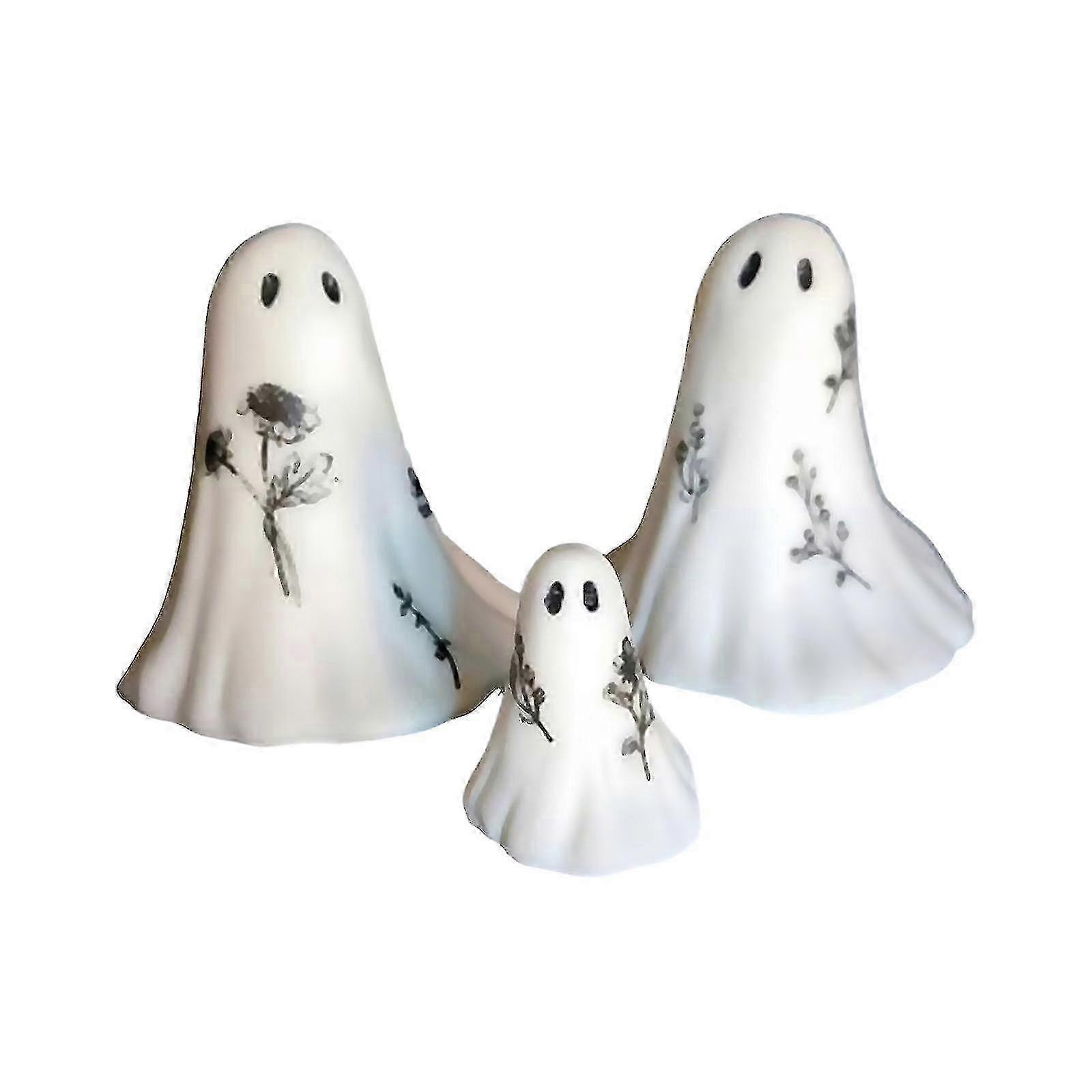 Handmade Resin Ghost Decor – Perfect for Halloween Mantel Display