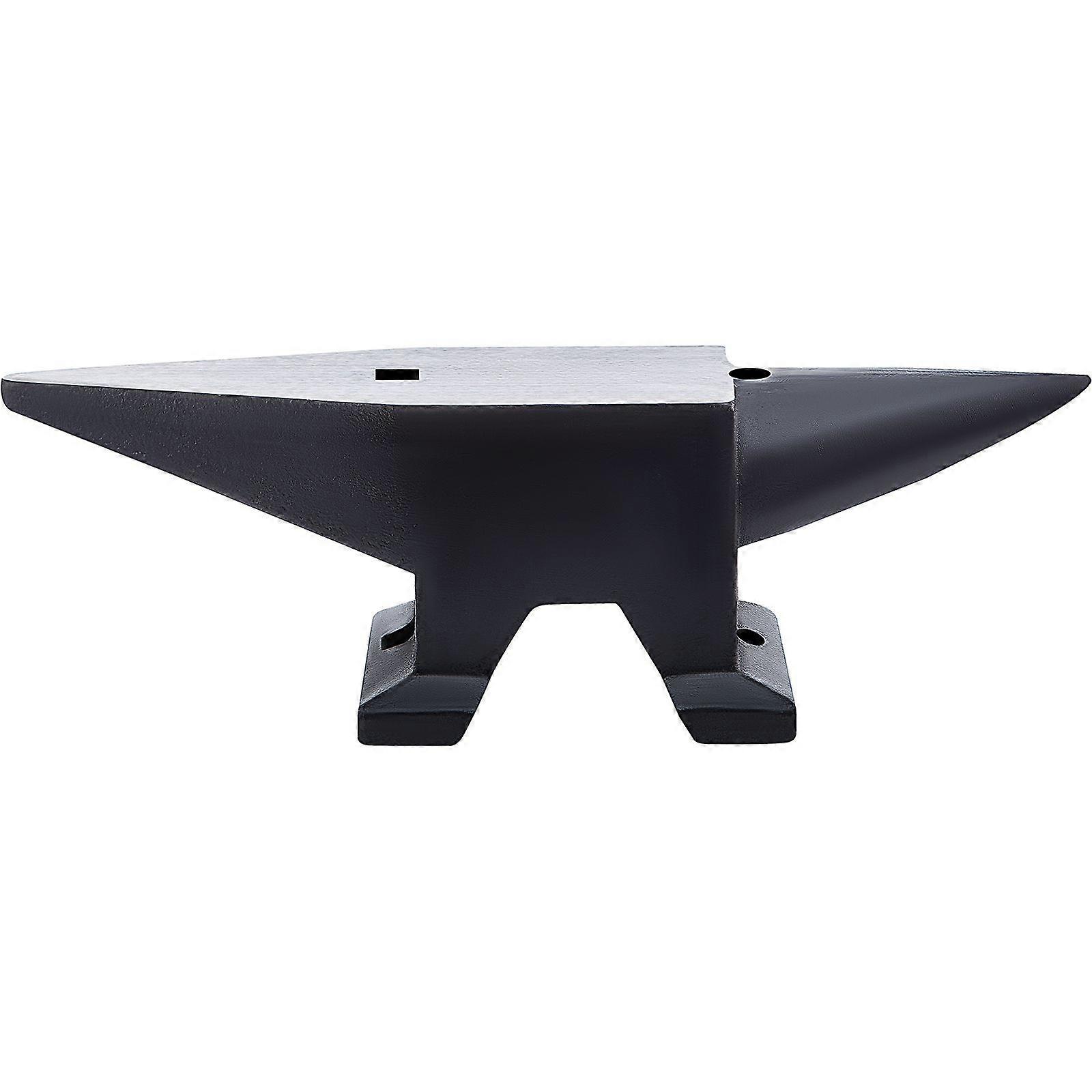 Cast Iron Anvil, 110 Lbs(50kg) Single Horn Anvil with Large Countertop and Stable Base, High Hardness