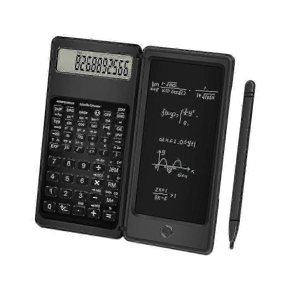 Scientific Calculators For High-school, 10 Digits Digital With Erasable Writing Board Calculator Fo