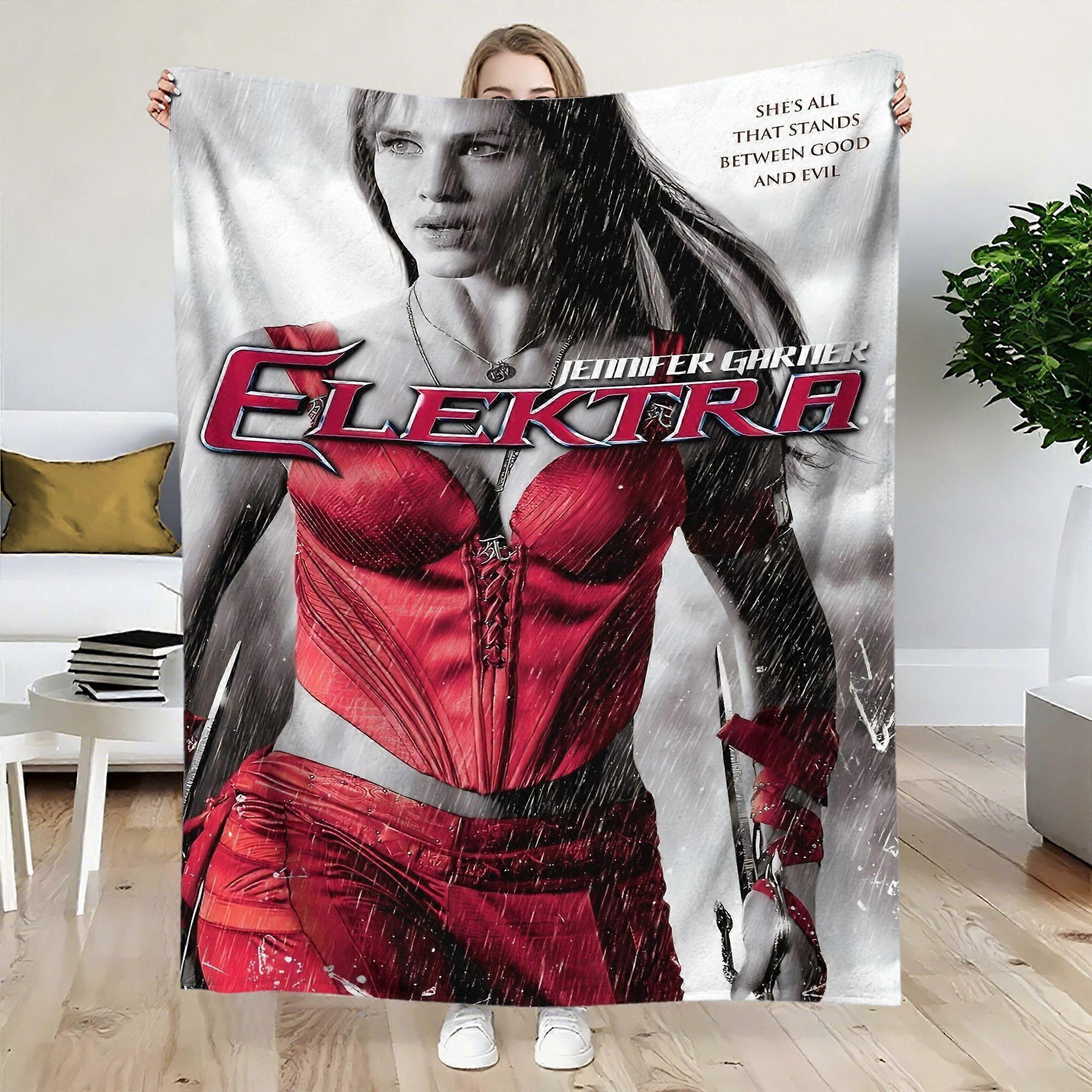 Elektra Flannel Blanket - Bold and Charming Style, All-Season Use, Mixed Colors, Cartoon Theme, Polyester, Suitable for -PHGFD188