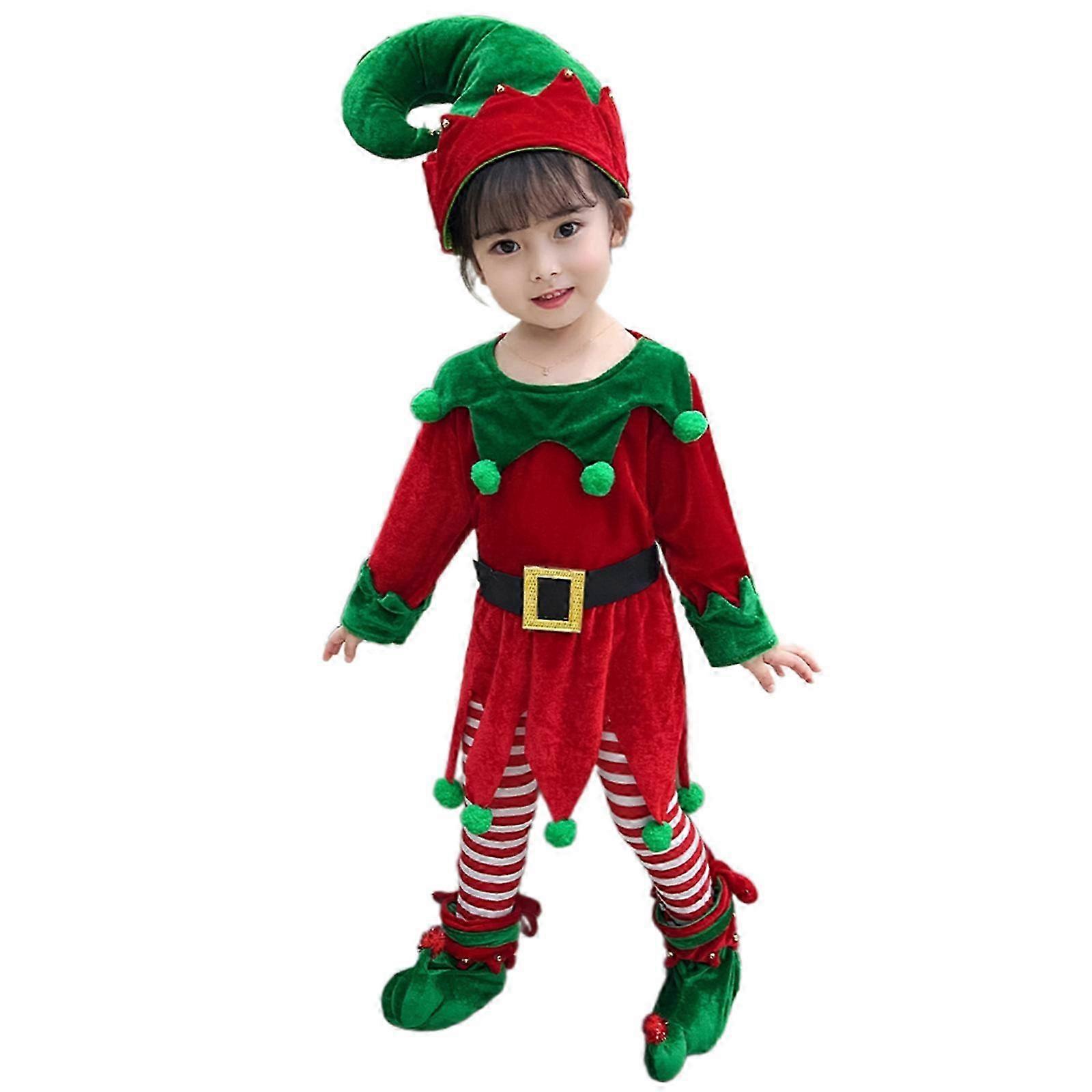 Kids Dwarf Suit for Christmas Events Complete Set 140cm