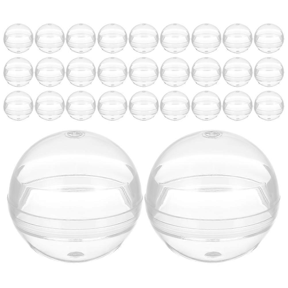 Transparent Capsule Bulk Clear Balls for Vending Machine 50Pcs