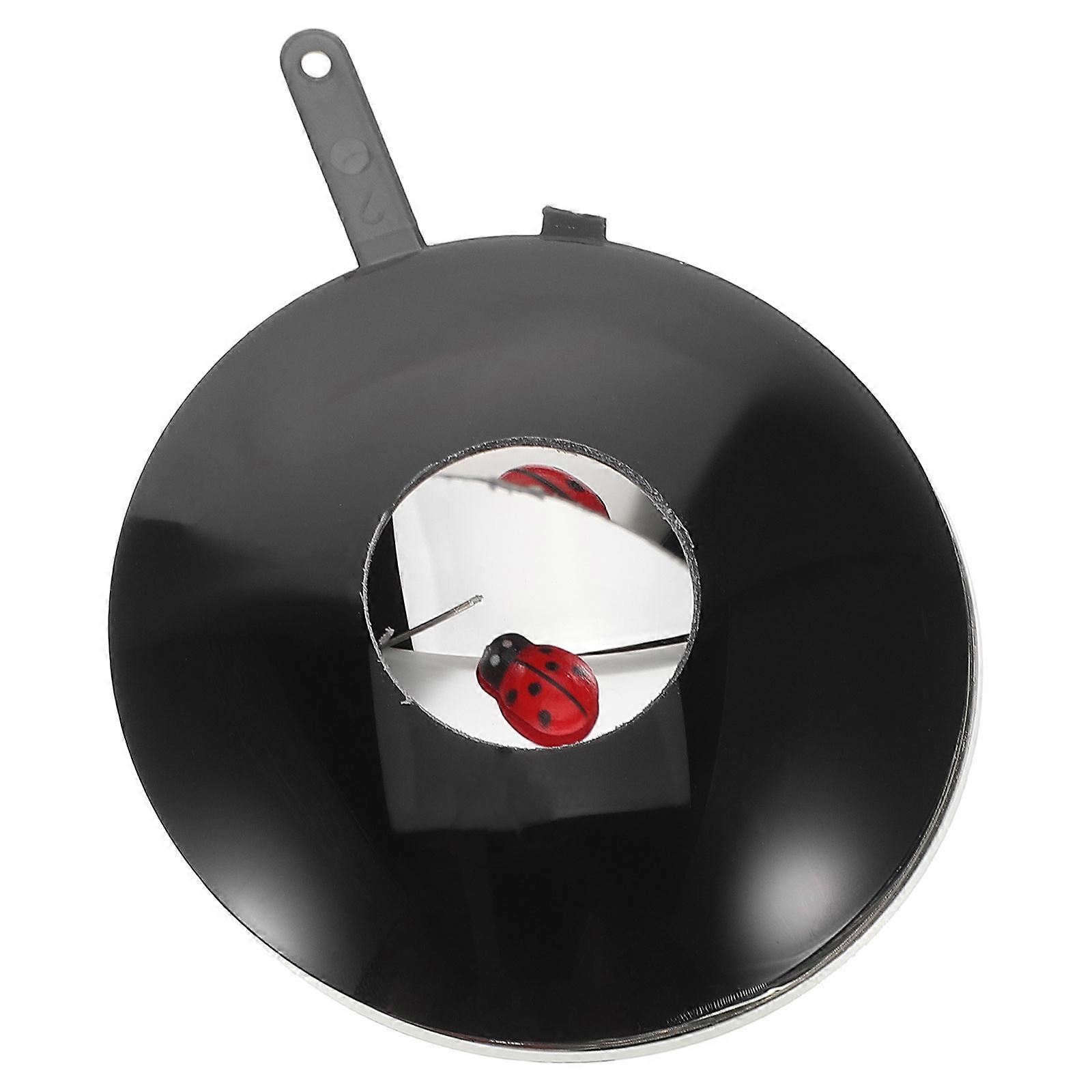 Kids Technology Concave Mirror for Optical Science Experiment Black