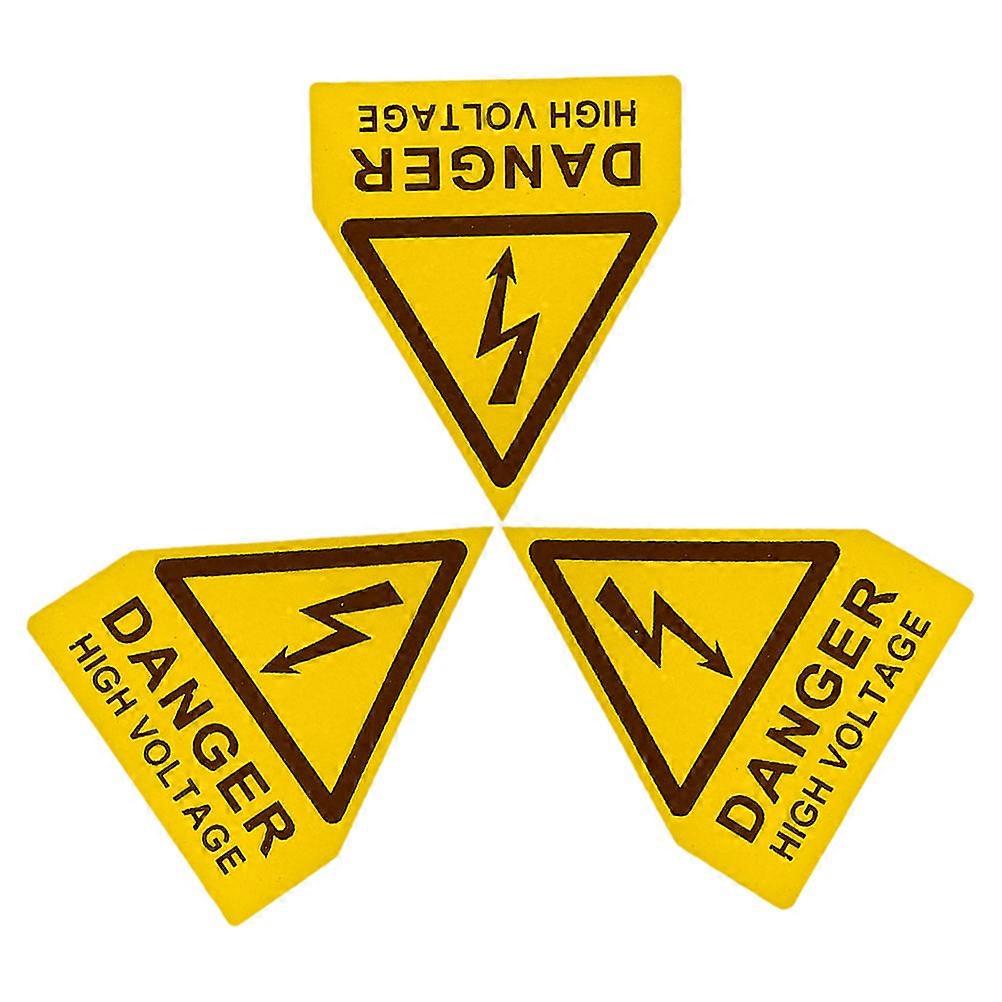Electrical Safety High Voltage Warning Sign Sticker for Warning 3Pcs