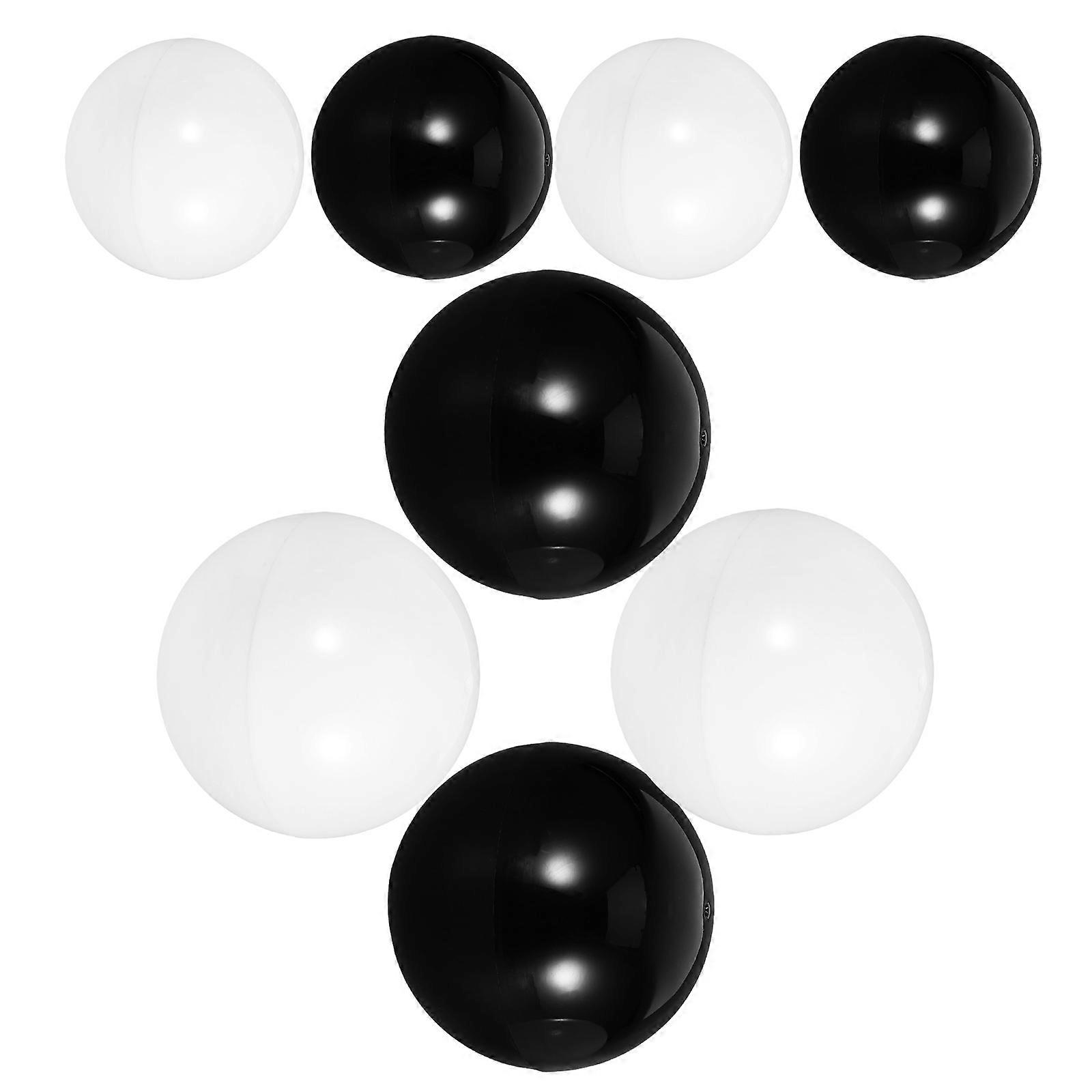 Plastic Capsules Round Balls for Vending Machine 8Pcs Raffle Game Supplies