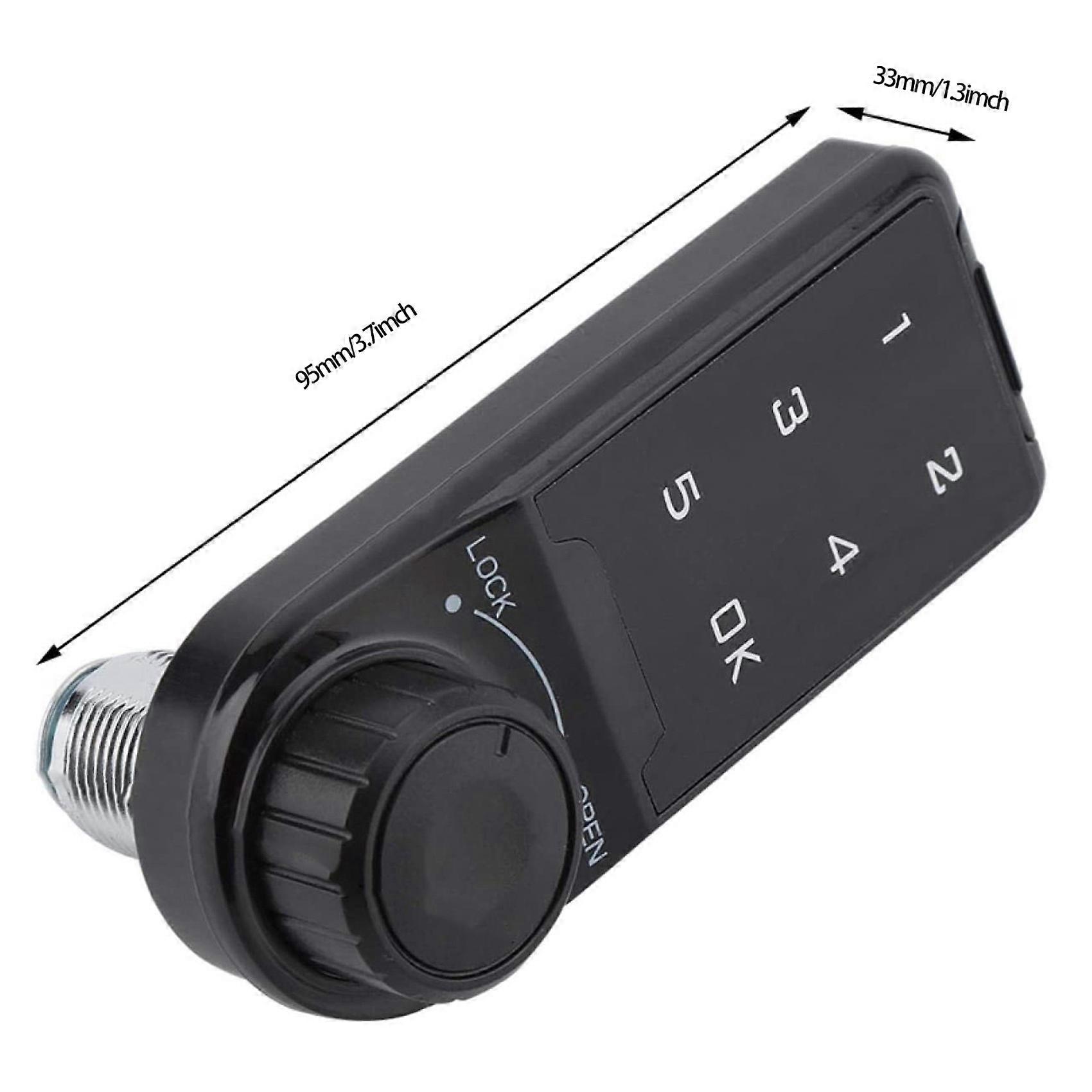 6X Combination Lock, Door Access Digital Electronic Security Cabinet Coded Locker Contact Keypad Password B