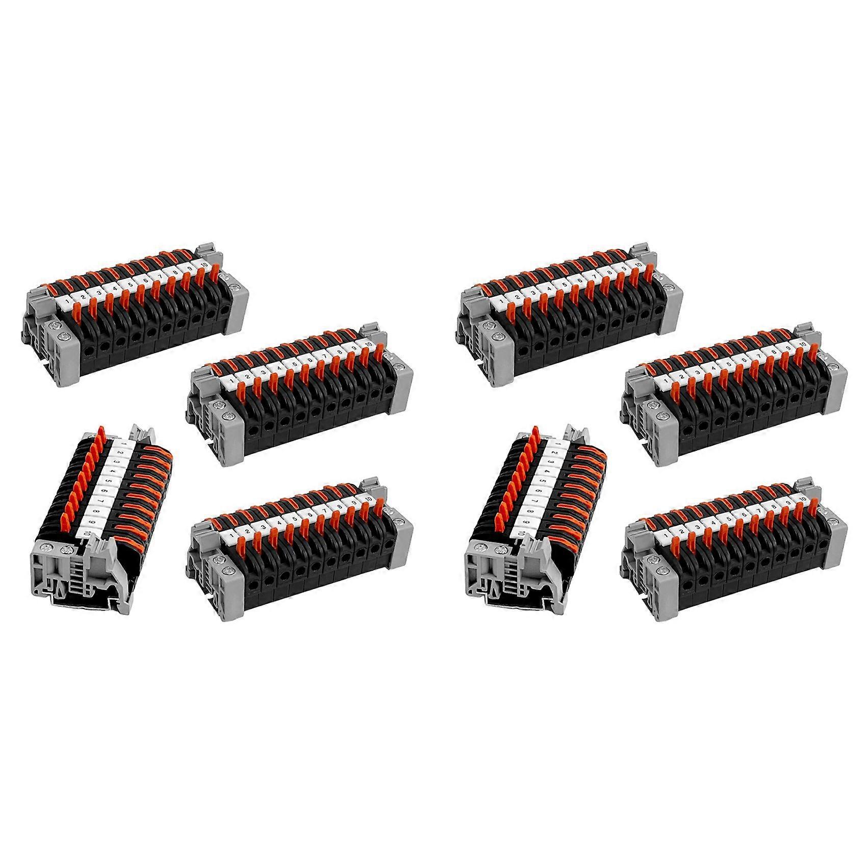 Pack of 40 DIN Rail Terminals,0.08-4 mm2 -211 DIN Rail Terminals