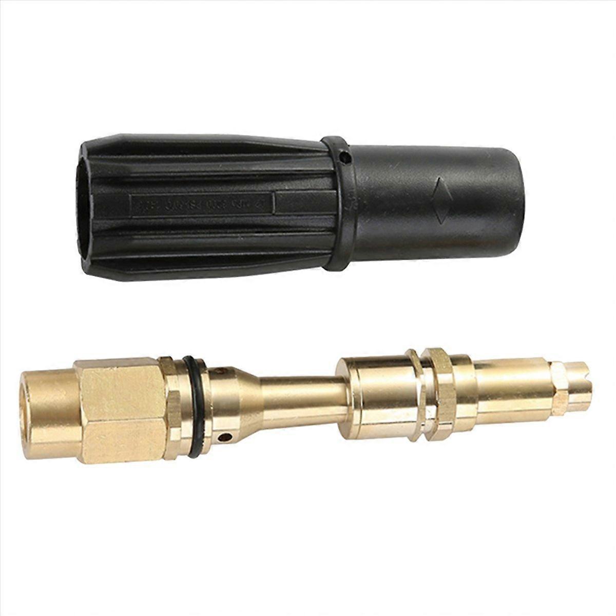 Brass Fan-Shaped Snow Foam Nozzle Self-Priming Nozzle G1/4