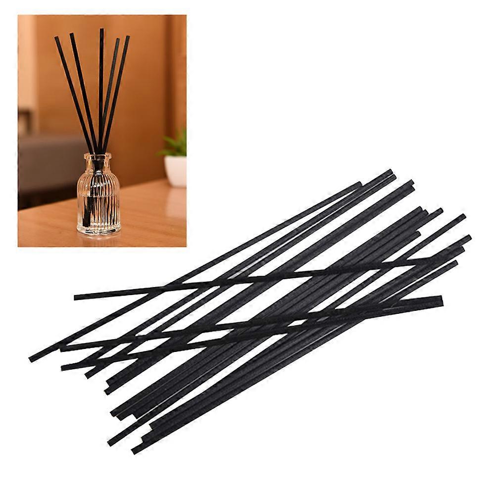 Aroma Diffuser Replacement Sticks for Home Use Black Fiber Rods 3mm Diameter 25cm