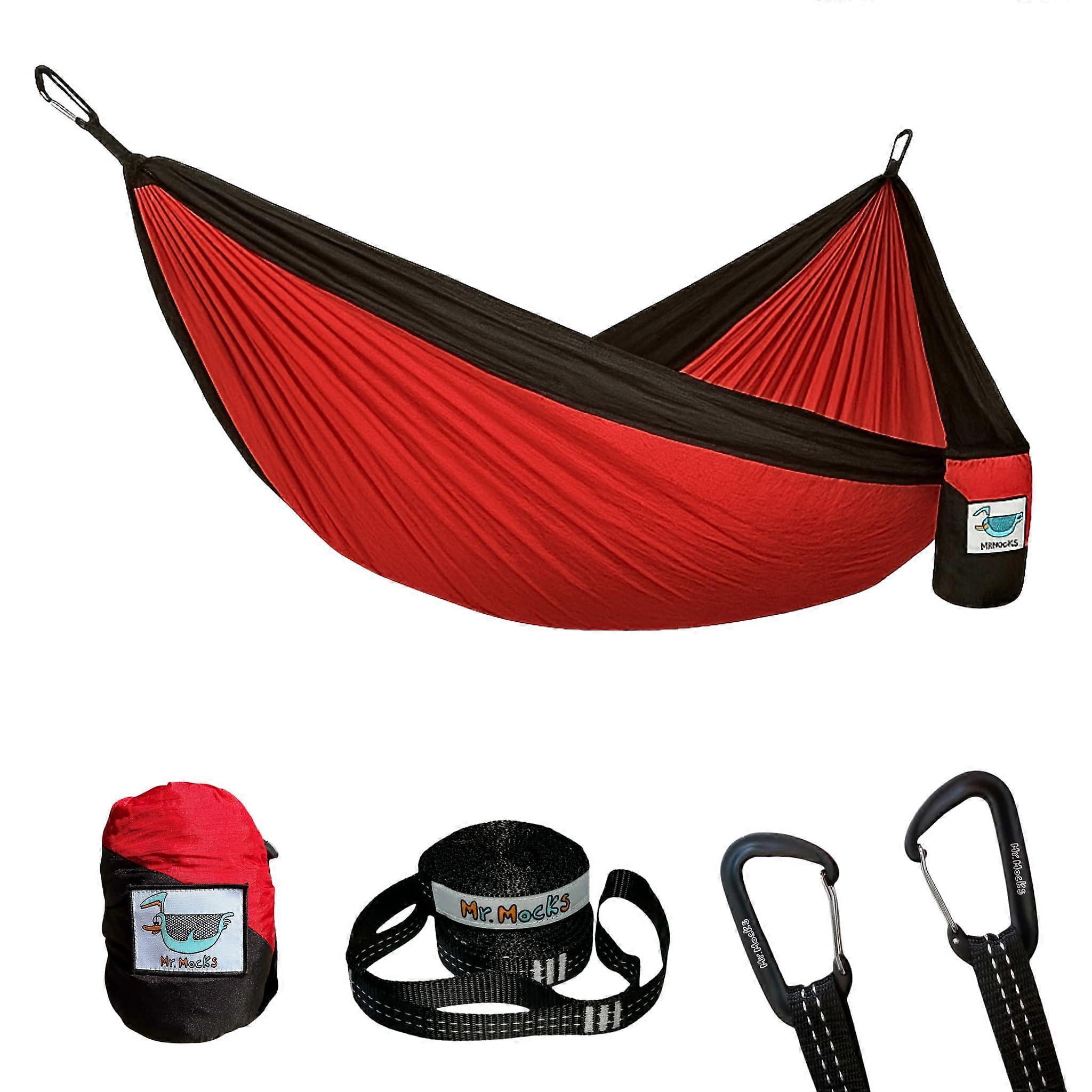 Extra Long 10ft Camping Hammock with Tree Straps and Lightweight Parachute Nylon for Backpacking