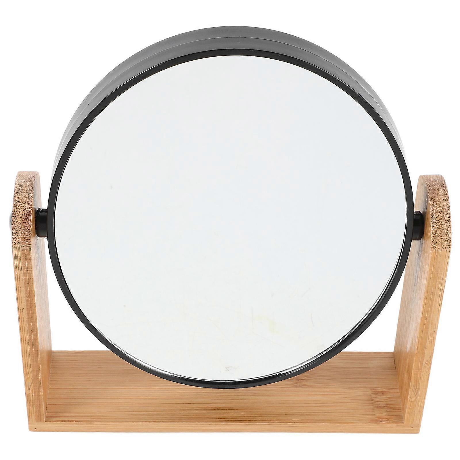 Bamboo Makeup Mirror Double-Sided for Detailed Application