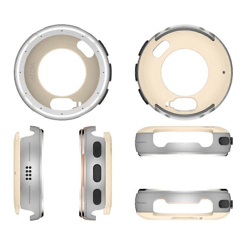 for Garmin Venu 3S 41MM Replacement Metal Watch Bezel Protective Shockproof Watch Case Shell Anti-Scratch Screen Protector