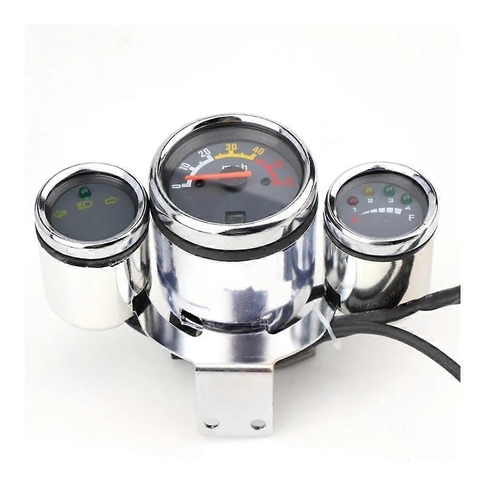 Universal Motorcycle Digital Speedometer Tachometer with Odometer Fuel Gauge Voltmeter Gear Display