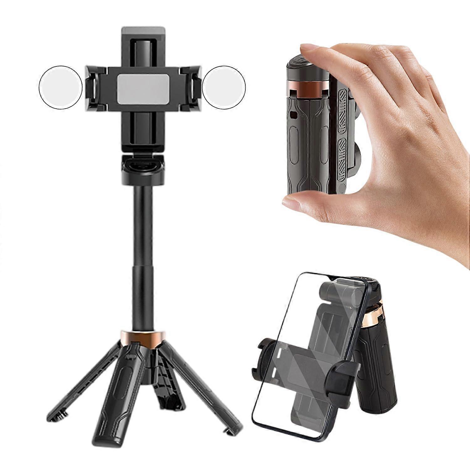 Selfie Stick Tripod with 360° Rotation and Detachable Bluetooth Remote, Extendable for iPhone and Android