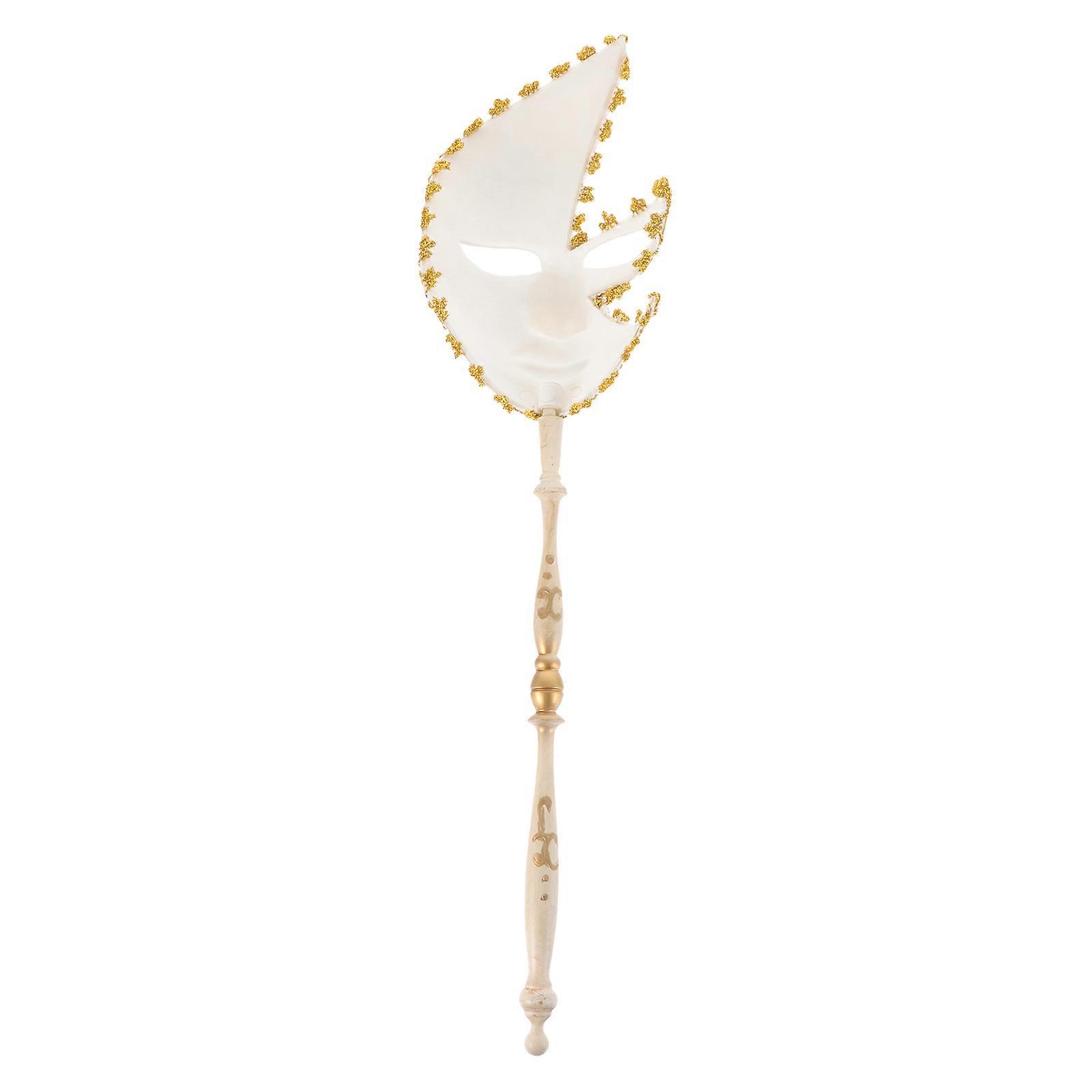 Creative Masquerade Mask with Stick for Costume Piece