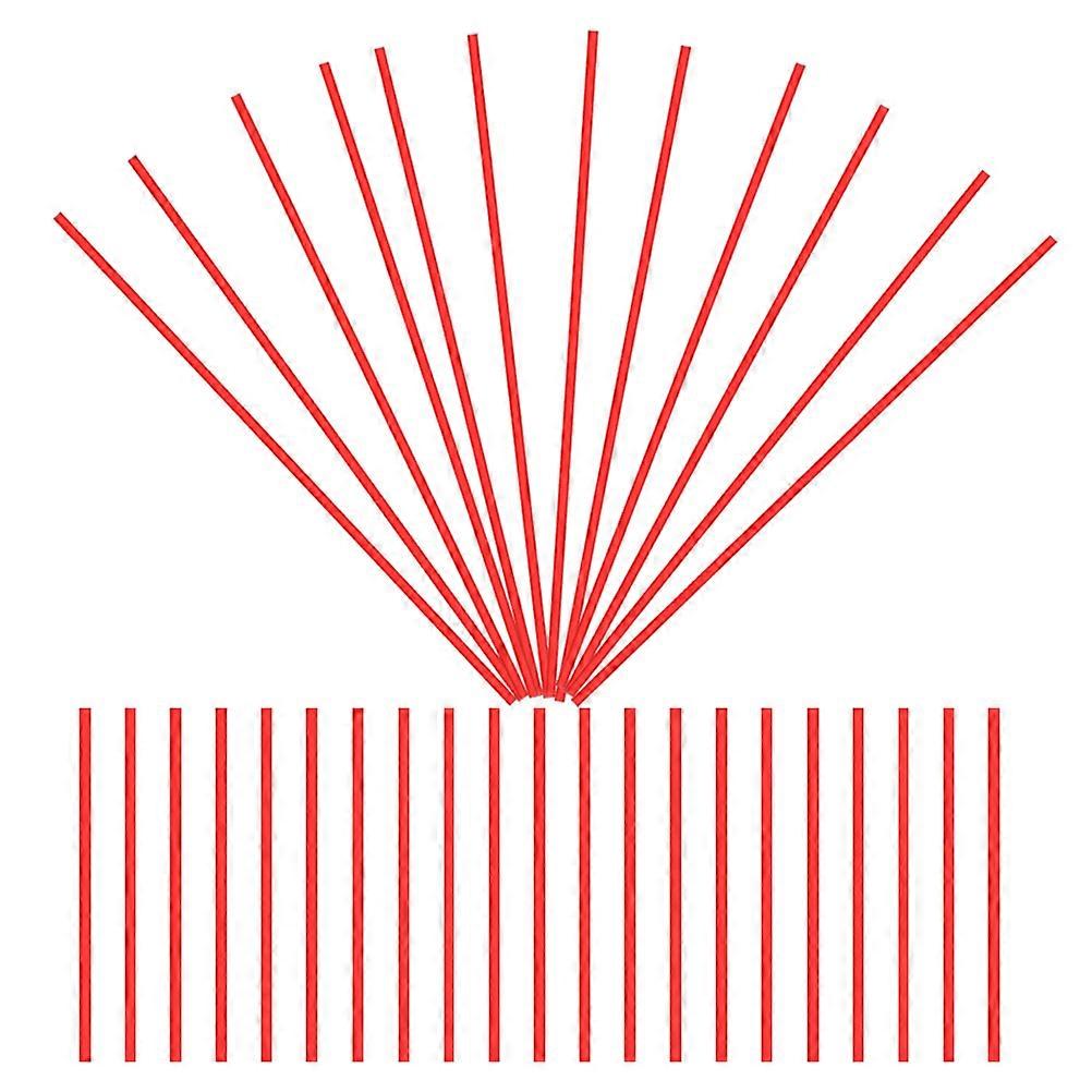 200Pcs Rust Removal Spray Can Straws Replacement for Lubricant Spray Use Red