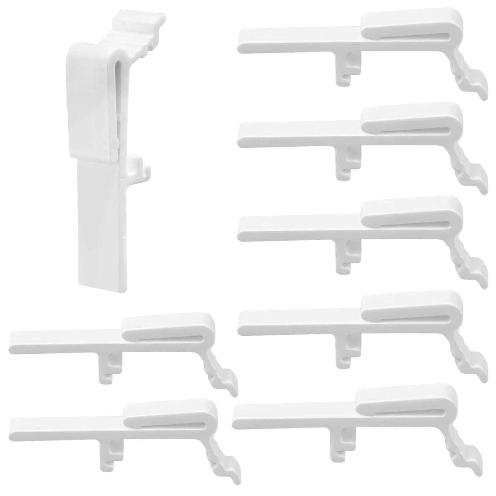 8 Pcs Vertical Blind Clips, Vertical Blinds Replacement Parts, Fits 1.5 Inch Headers, White