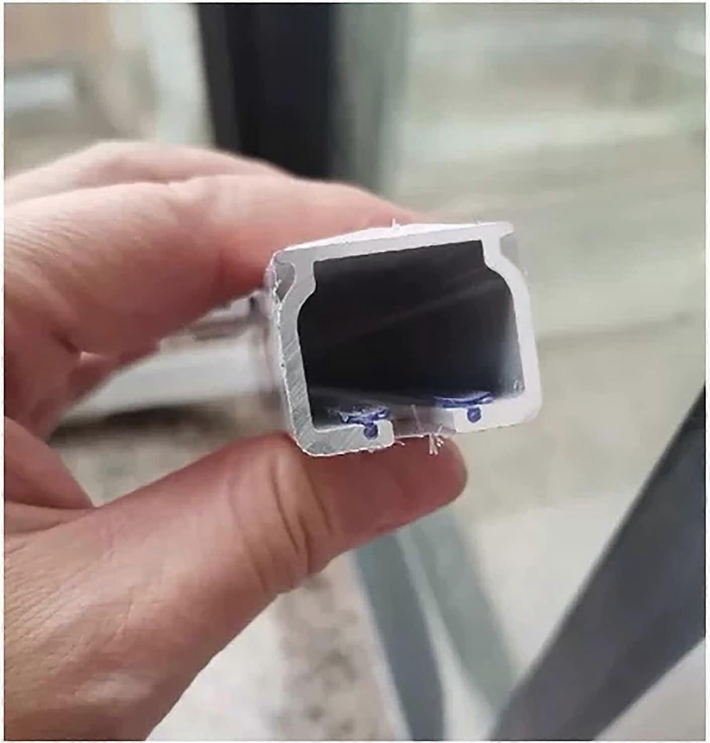 Curtain Track Set with Silent Glide Aluminum Rail, Adjustable Length for Ceiling or Wall Mount