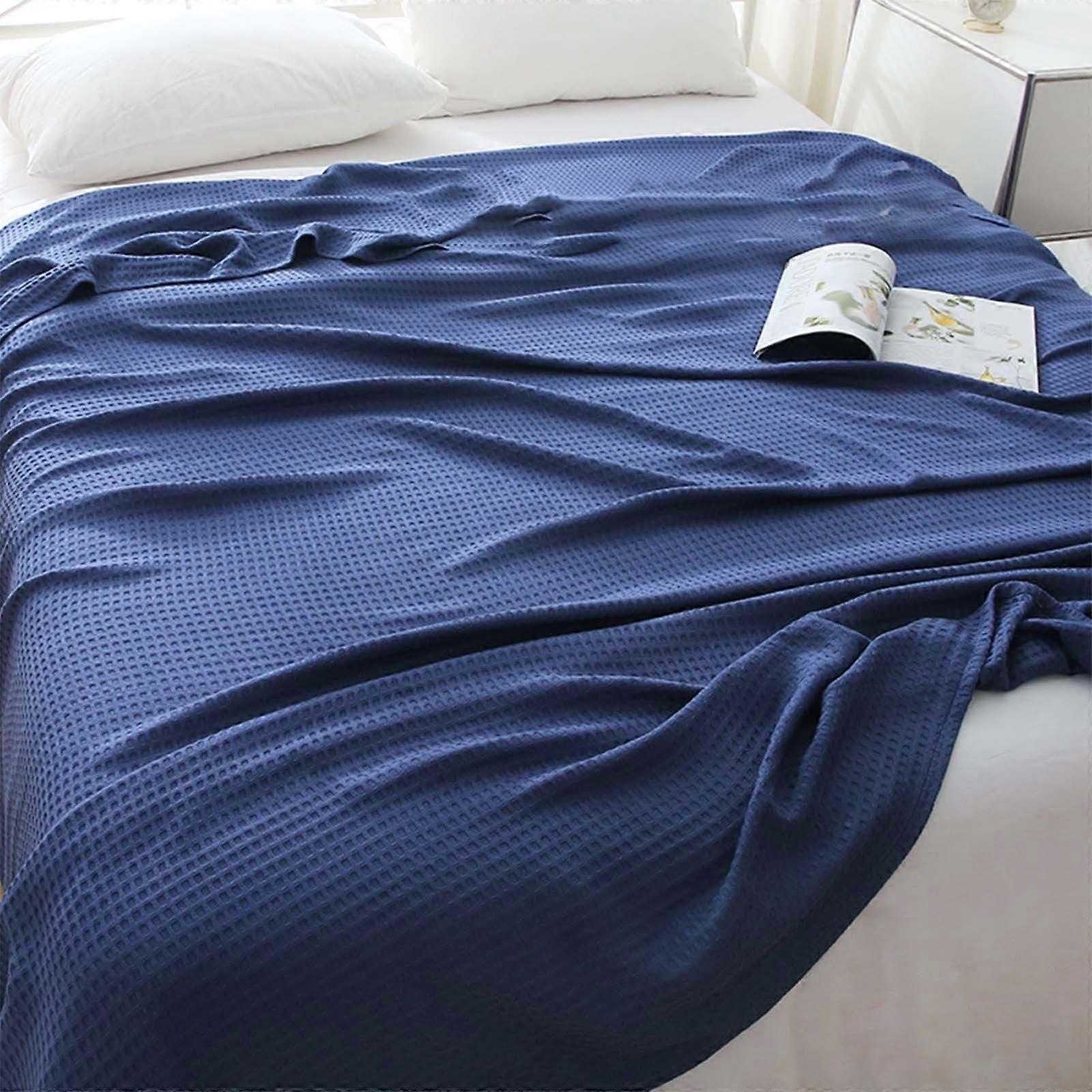 TUTUnaumb Blue Polyester Throw, 43.3" x 59.0"