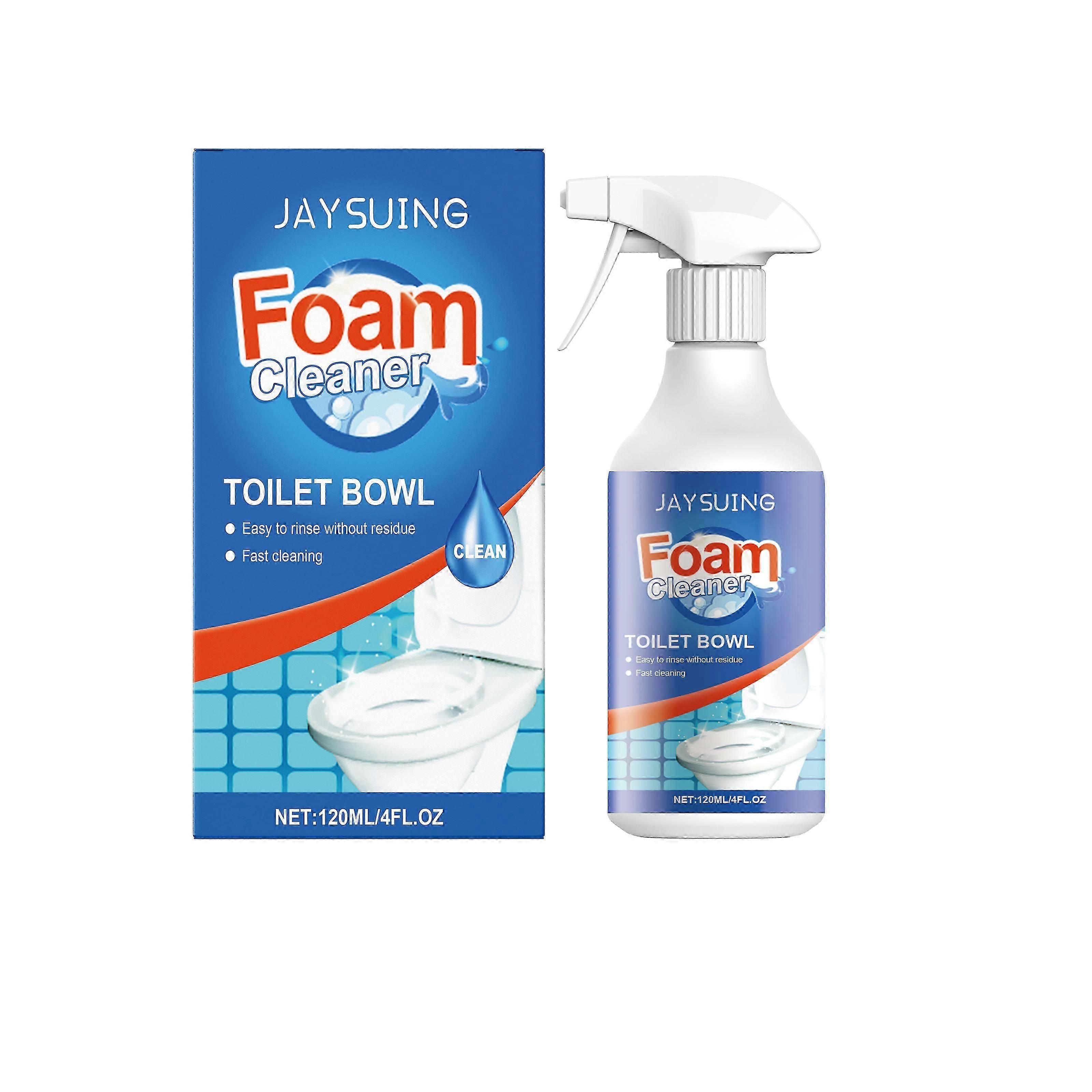 Powerful Toilet Foam Cleaner - Stain & Odor Removal, Gentle & Easy to Use, 120ml