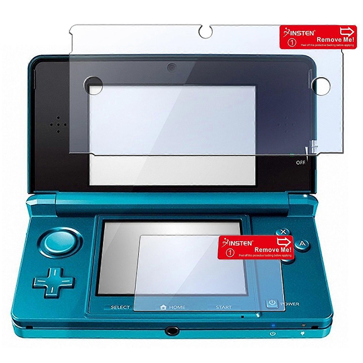 3 Pack Clear AntiGlare ScratchResistant  and Bottom Screen Protector Covers for Nintendo 3DS