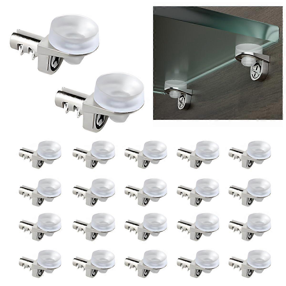 20Pcs Metal Shelf Pins Kit with Secure Locking Fit for Cabinet and Furniture Shelves