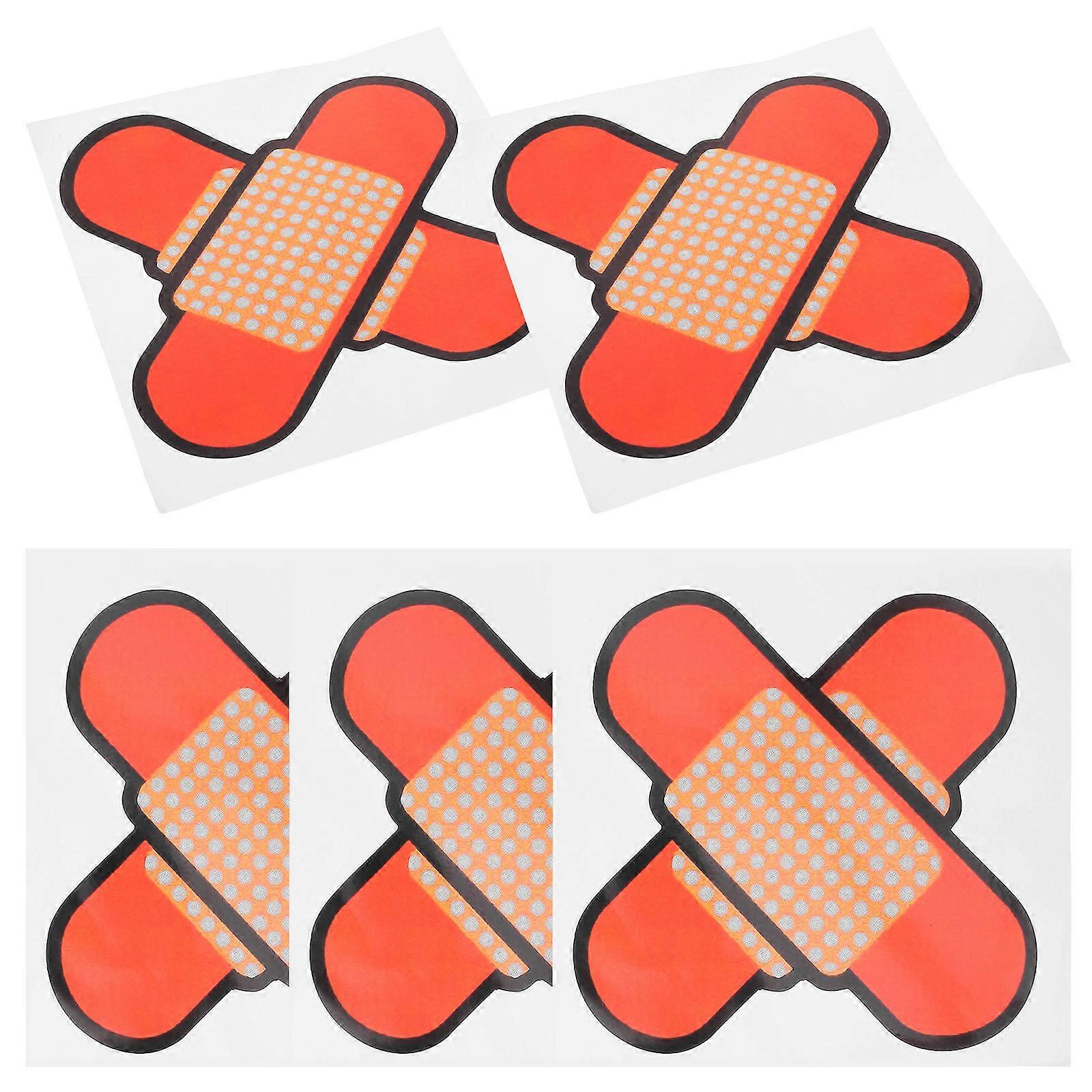 Car Sticker 5Pcs Car Patch Decal for Decor with Multi Color Designs