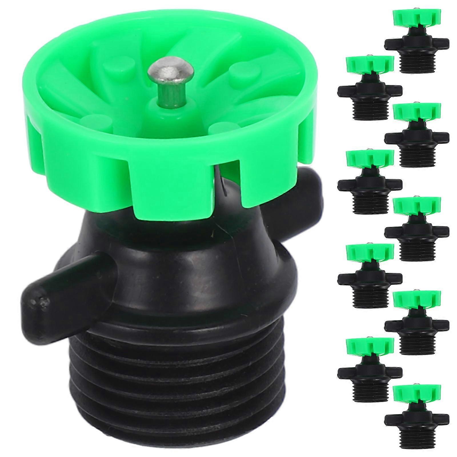 360 Degree Rotating Sprinkler Head for Garden Irrigation 10Pcs Automatic Set