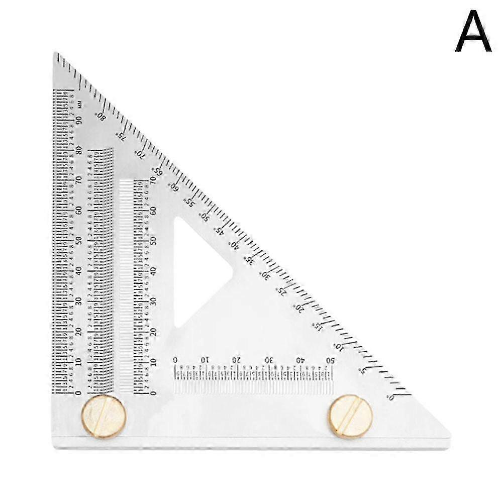 2025 Stainless Steel Triangular Woodworking Ruler