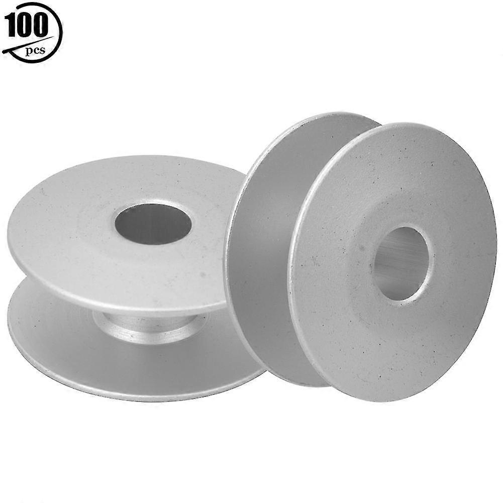 2026 100 Pcs Bobbin Computer Sewing Machine 16X Aluminium Oxide Bobbin 22mm