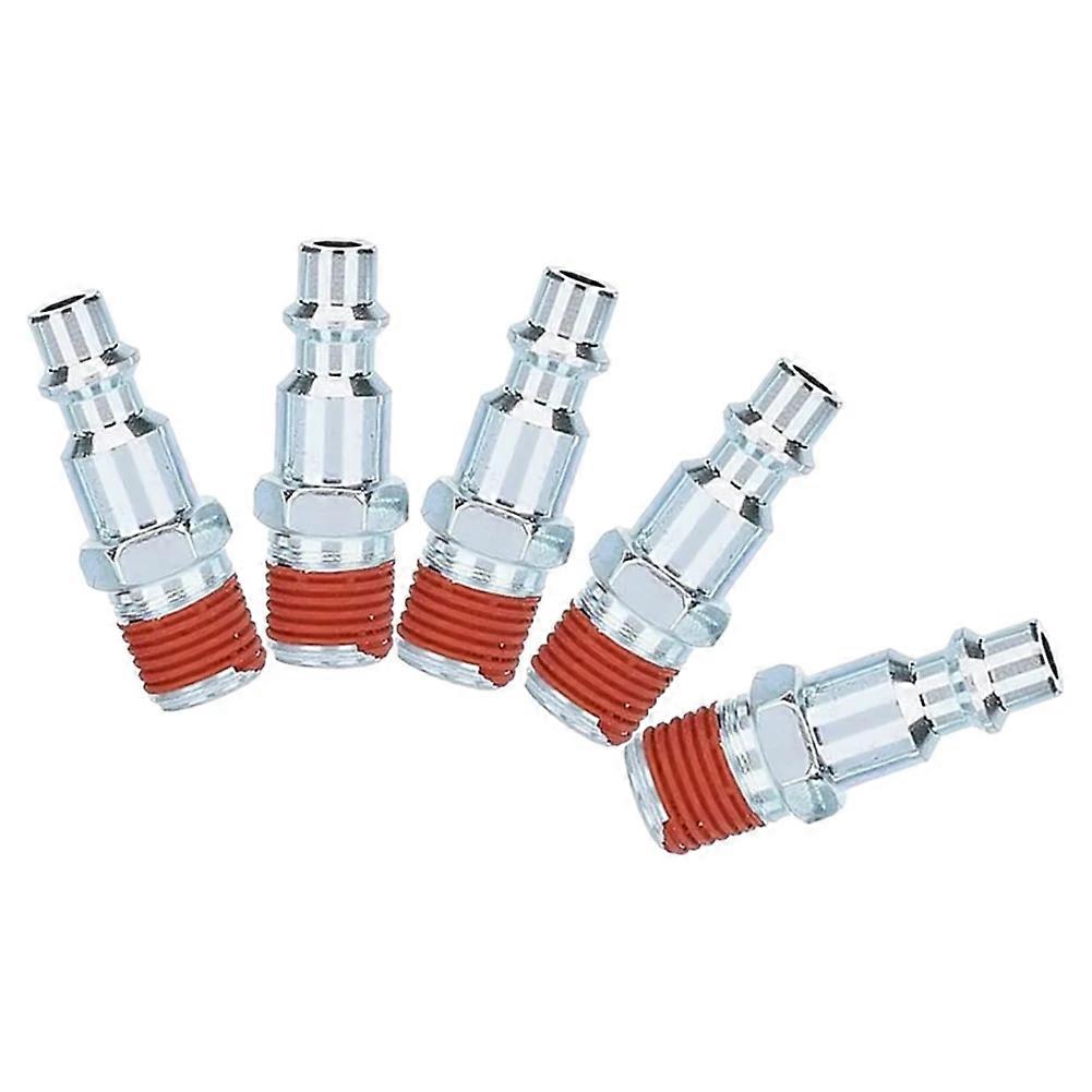 20Pc 1/4 Inch External Thread Pneumatic Quick Coupling Male Connector US Style Pneumatic External Thread Quick Connector
