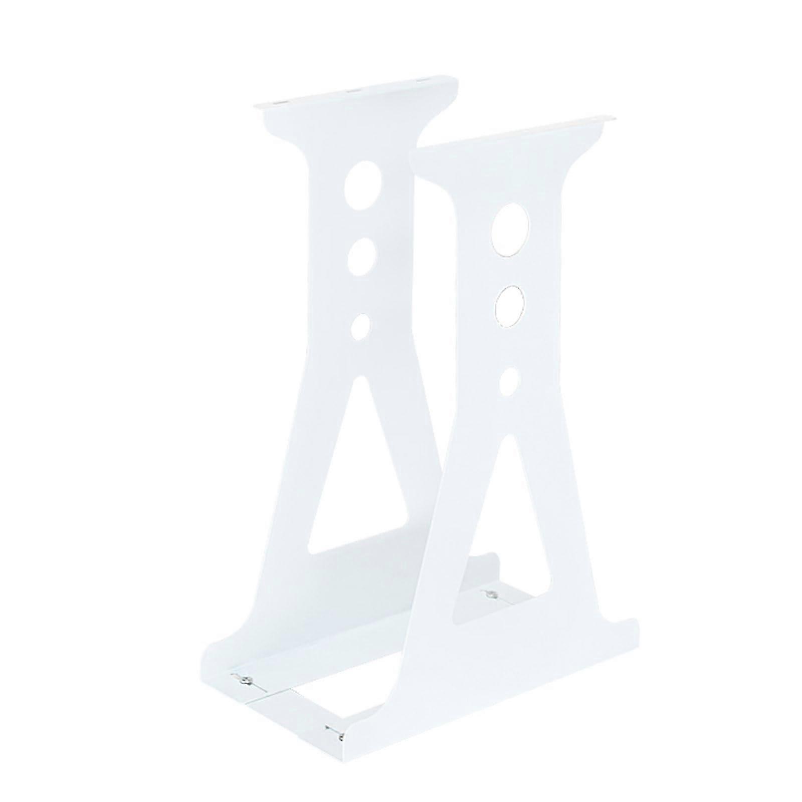 Under Desk PC Mount Adjustable Computer Tower Holder with SpaceSaving Hanging Design, White 47cm