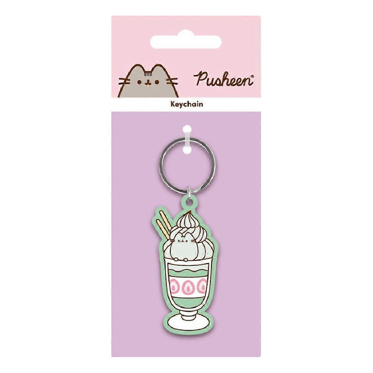 Pusheen Matcha PVC Keyring