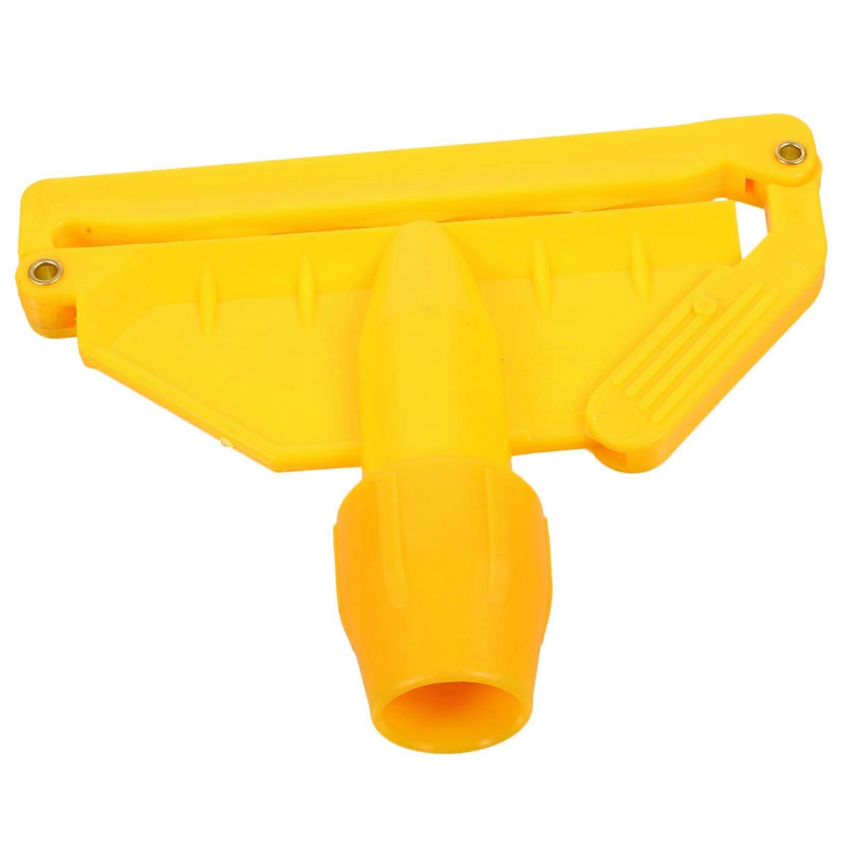 Mop Head Replacement with Detachable Mop Head Clamp, Durable Universal Holder, Yellow