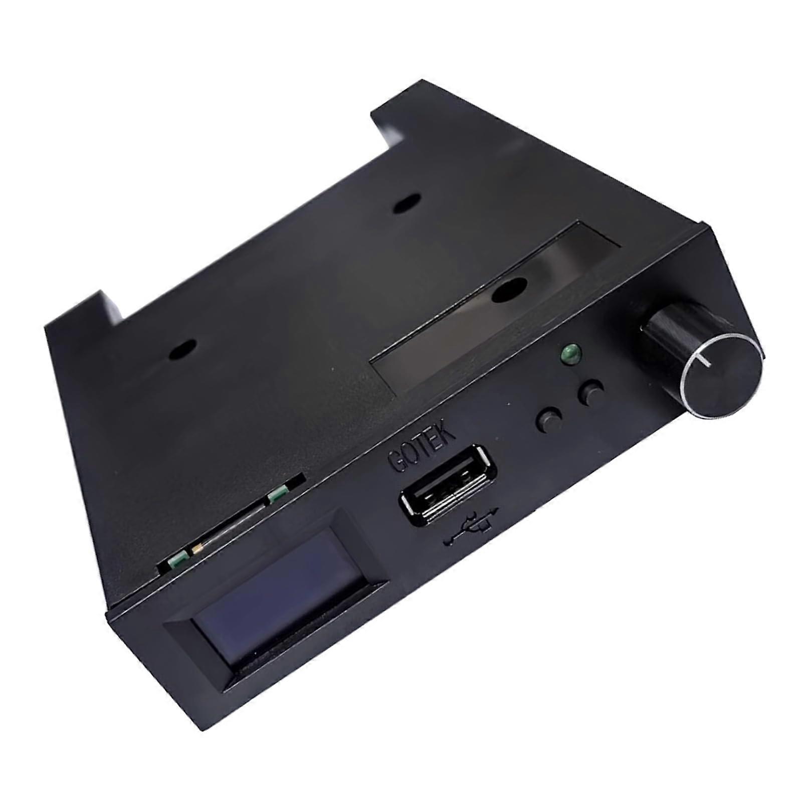 USB Floppy Disk Emulator SFR1M44U100LQD with Rotary Encoder 3.5 Inch CNC Drive Replacement