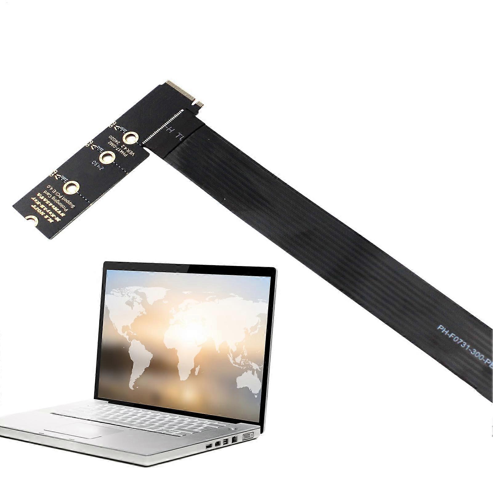 PCIe 4.0 Extension Cable NVMe SSD Adapter for Laptop Speed Data Transfer Flexible Upgrade