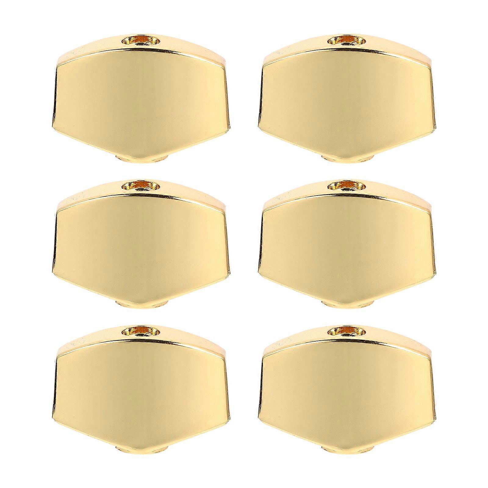 6 Sets Creative Acoustic Guitar Tuning Caps Lock String Functions Tuners Handles