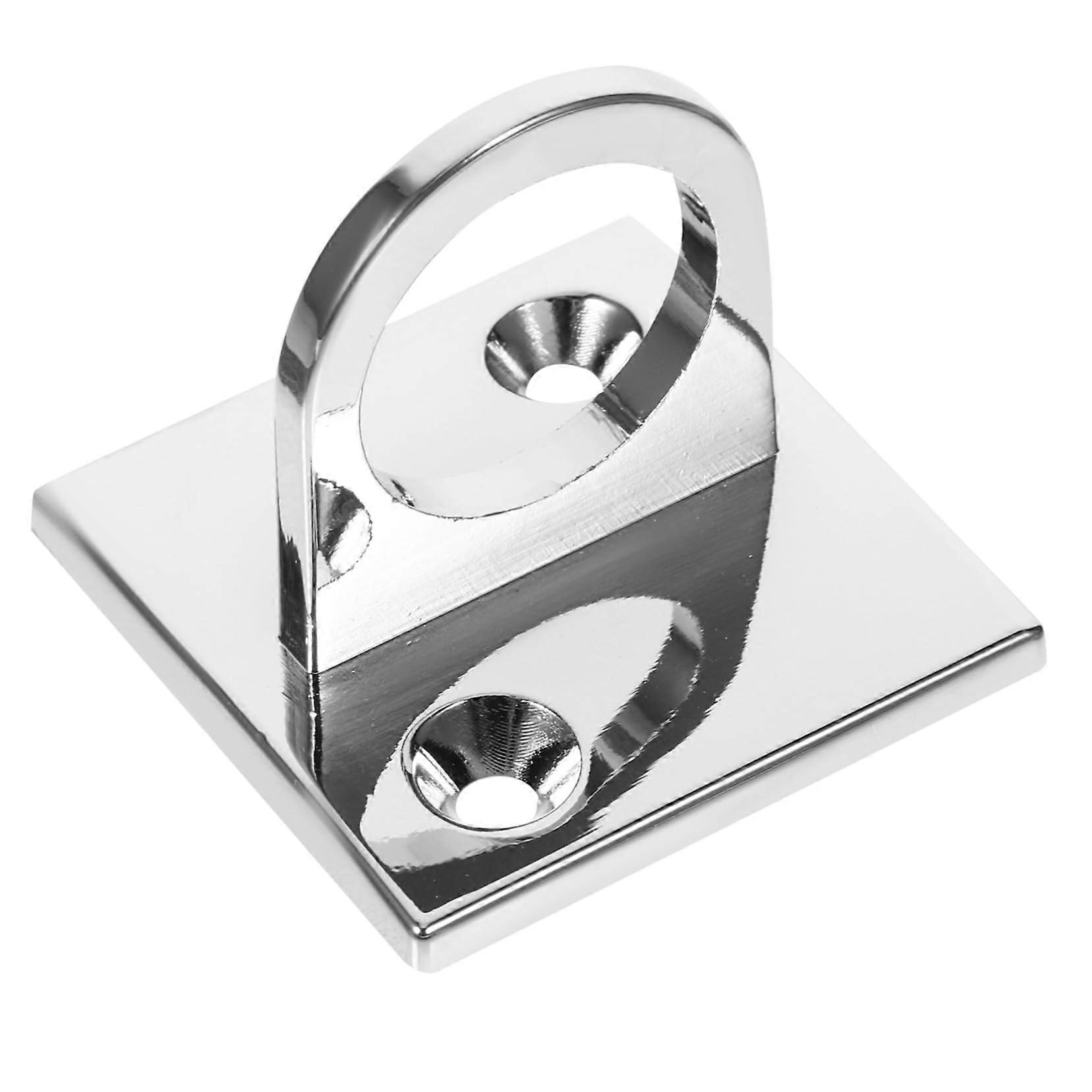 Wall Mounted Stanchion Hook Zinc Alloy Bracket for Rope Barriers Crowd Control Secure Mount