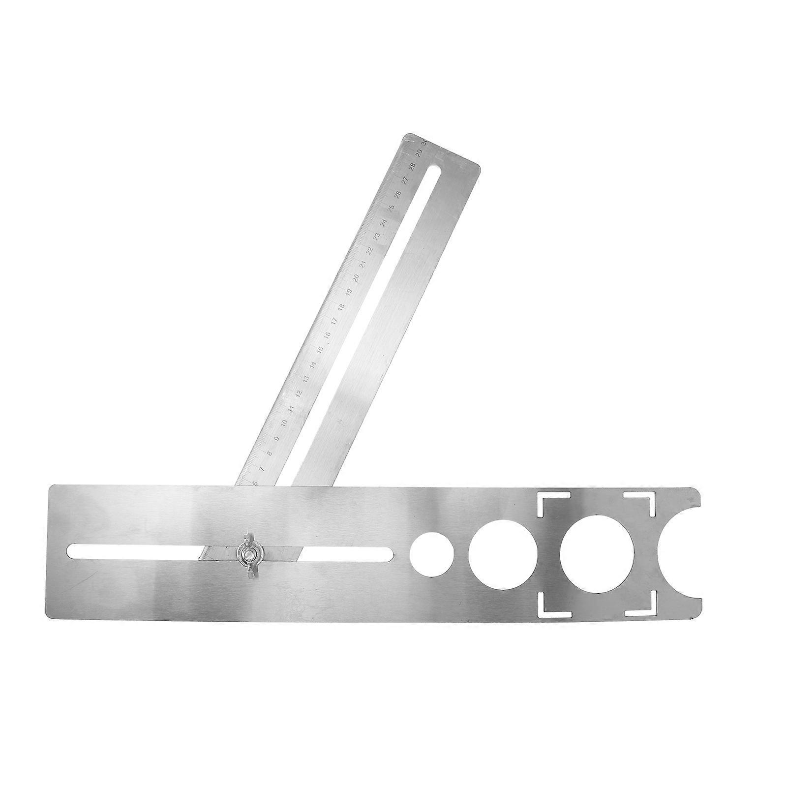 Adjustable Drilling Locator Hole Opener Silver 1Pcs for Tile Positioning