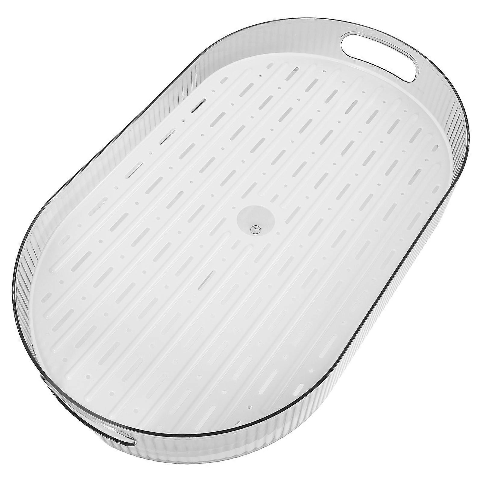 Creative Oval Drip Tray for Afternoon Tea Large Capacity Tray