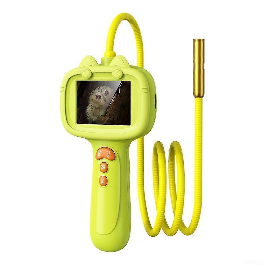 2MP Digital Microscope and Waterproof Borescope with 2.4 inch IPS Screen, TypeC for Outdoor Exploration