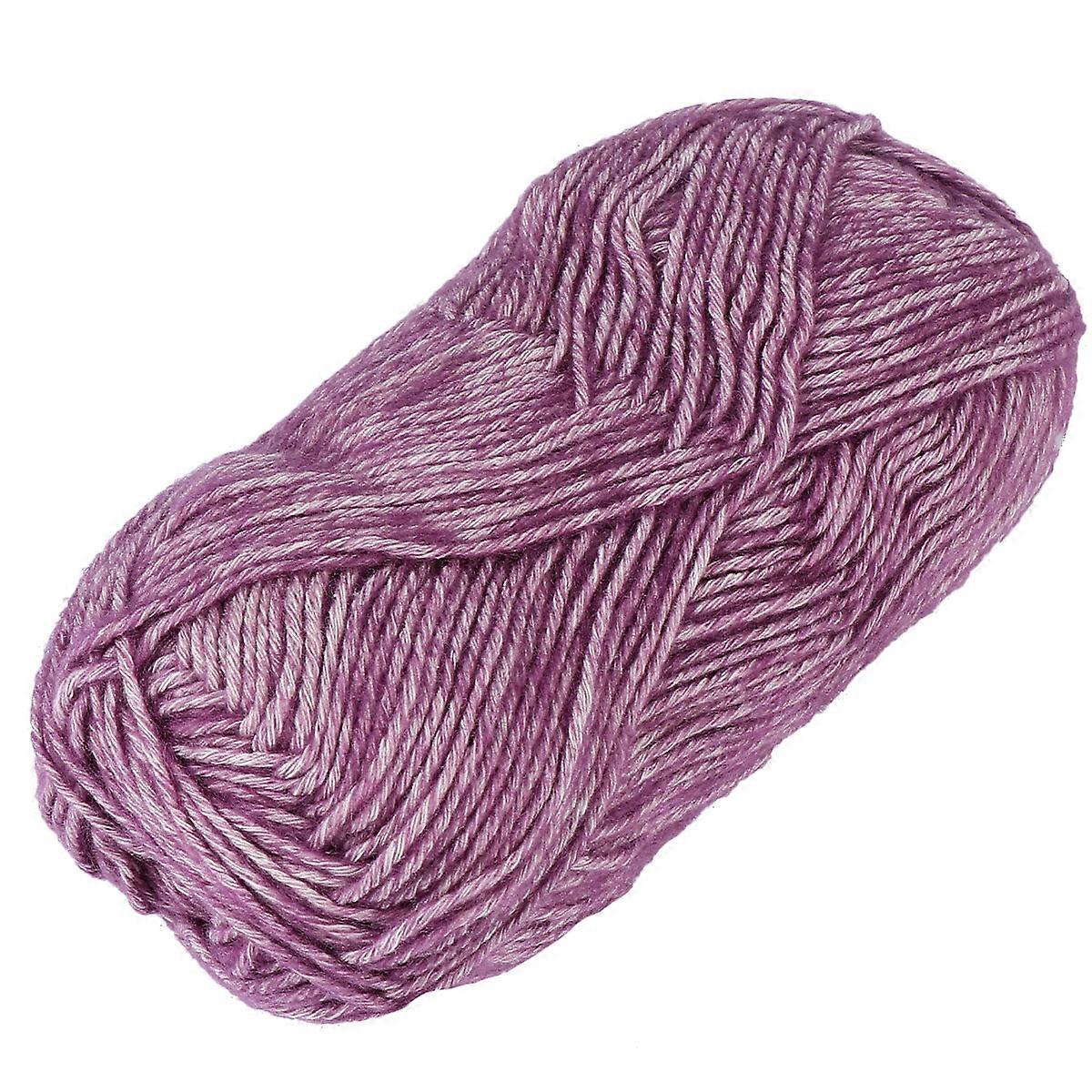 DIY Cotton Thread Braided Rope for Craft Projects Purple