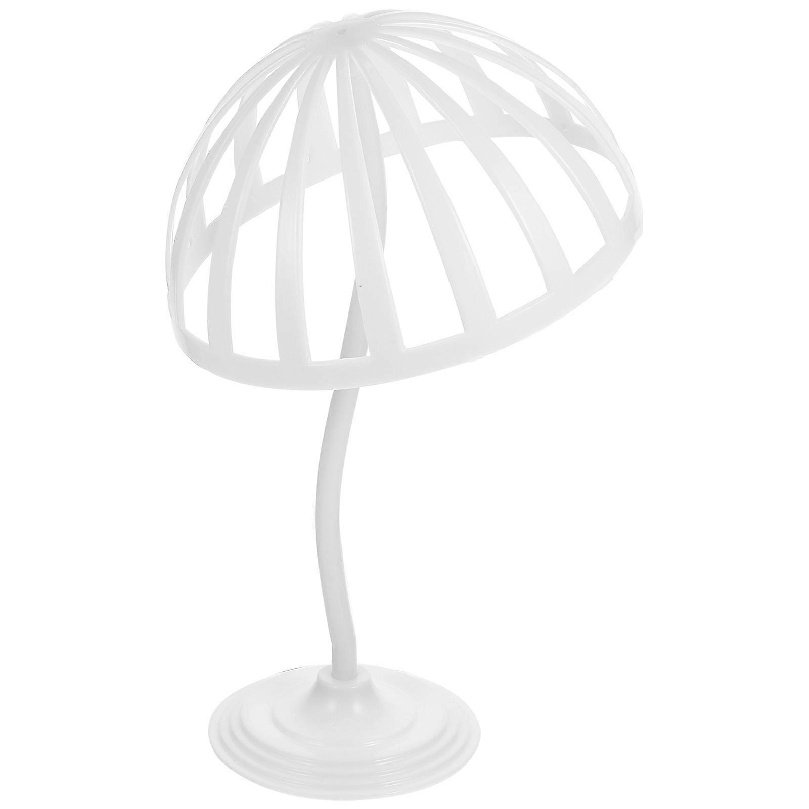 Hat Storage Stand Hat Holder for Storage 5Pcs White Freestanding Set