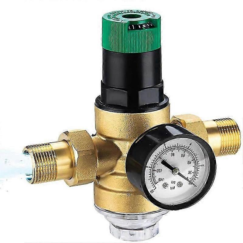 1/2 tommers vanntrykksmålerregulator med filter