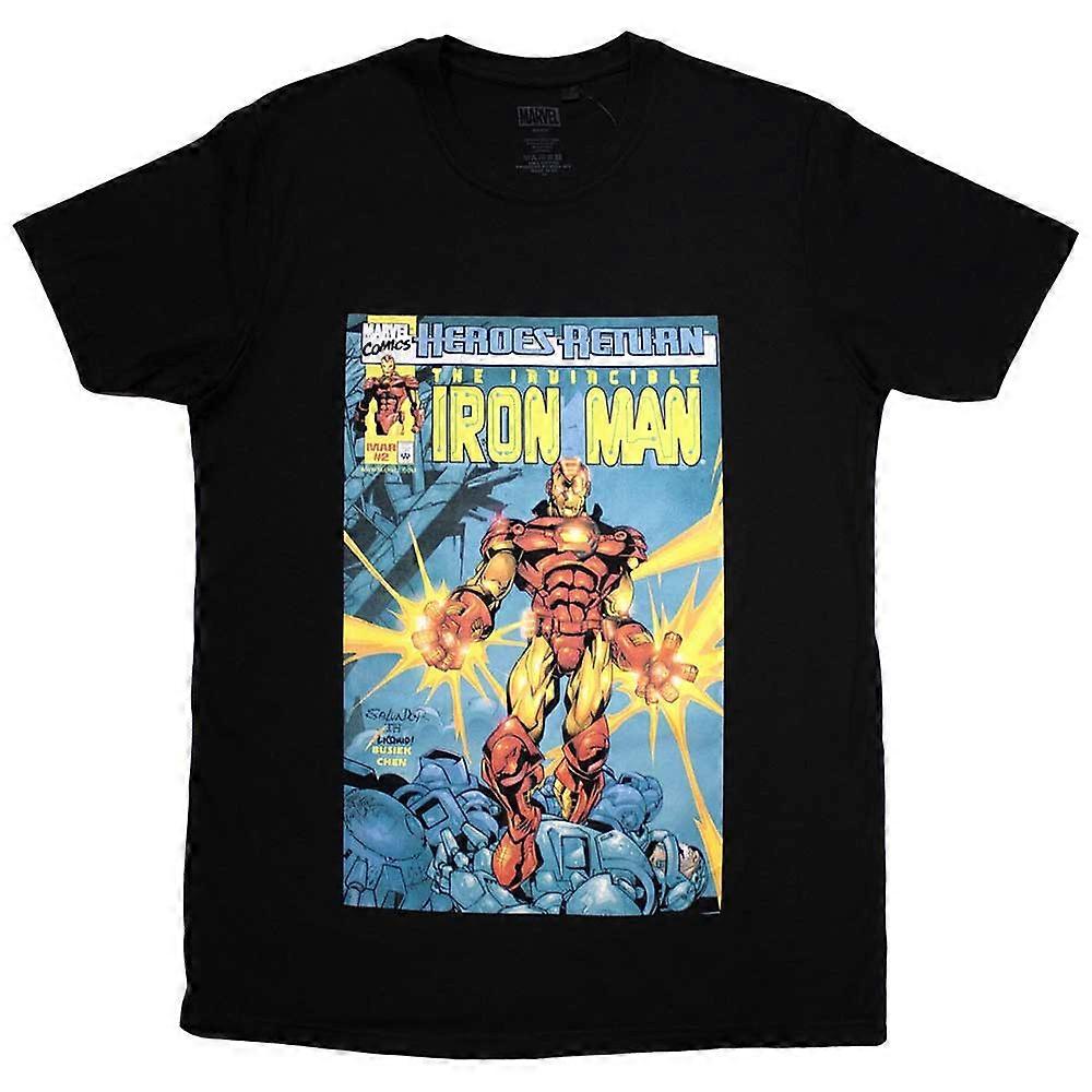 Invincible Iron Man Comic Cover Marvel T Shirt